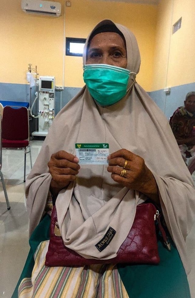 Satiawati memanfaatkan program JKN-KIS untuk cuci darah. Foto: BPJS Kesehatan