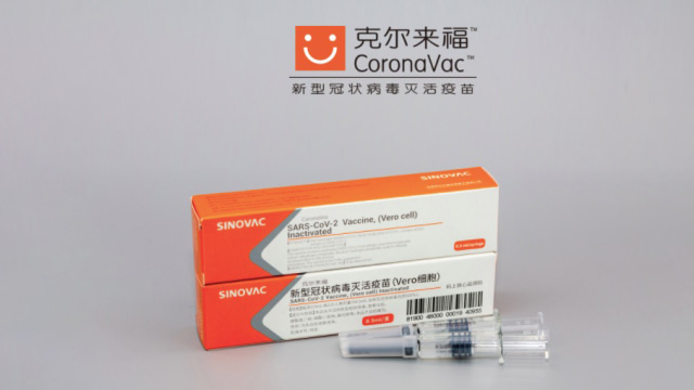 Vaksin buatan Sinovac Biotech, China, bernama CoronaVac. Foto: Sinovac