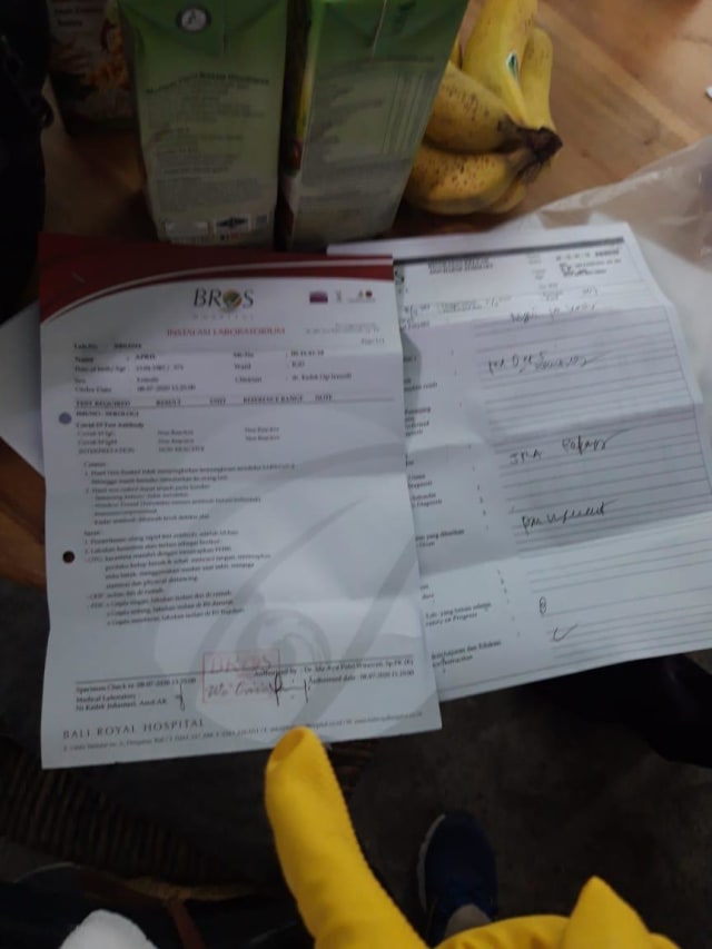 Di kamar korban ditemukan sejumlah surat pemeriksaan - IST