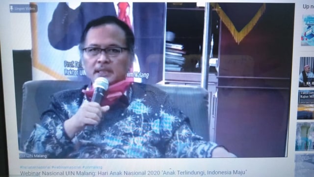 Rektor UIN Malang Didiklah Anak  Sejak dalam  Kandungan  