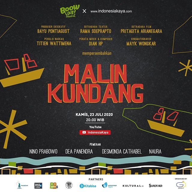 #MusikalDiRumahAja dari Indonesiakaya.com dan BOOW LIVE. Foto: Dok: Instagram @boowlive