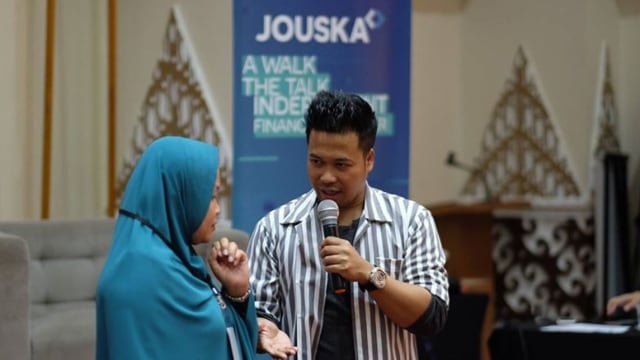 Founder dan Chief Executive Office (CEO) PT Jouska Finansial Indonesia, Aakar Abyasa Fidzuno.
 Foto: Facebook/Jouska Indonesia