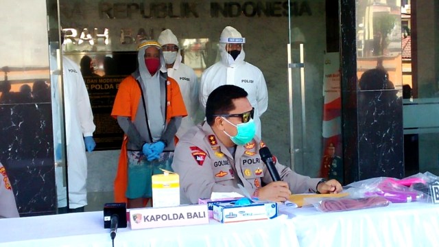 Polda Bali tangkap Buronan AS, Beam Marcus. Foto: Denita Matondang/kumparan