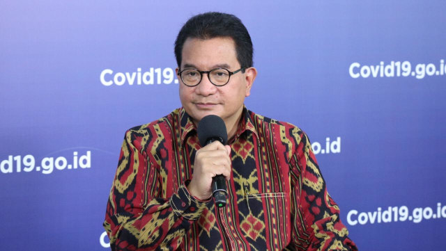 Juru Bicara Satuan Tugas Penanganan COVID-19 Prof Wiku Bakti Bawono Adisasmito. Foto: BNPB