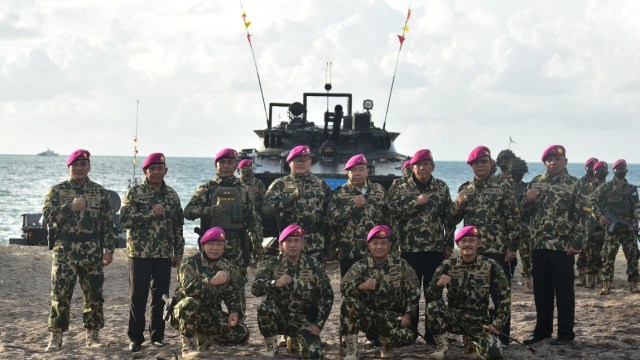 KSAL Laksamana Yudo Margono Jadi Warga Kehormatan Korps Marinir (1074856)