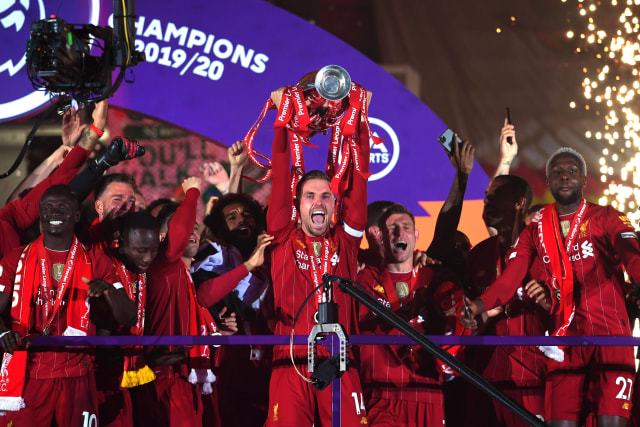 Liverpool saat menjuarai Premier League 2019/2020. Foto: Dok. Liverpool