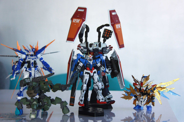 Koleksi robot dari komunitas Gundama.