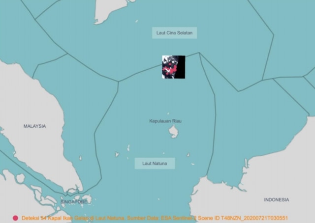 Kapal Ikan China dan 54 Kapal Diduga Asal Vietnam Masuk ke Laut Natuna Utara (587666)