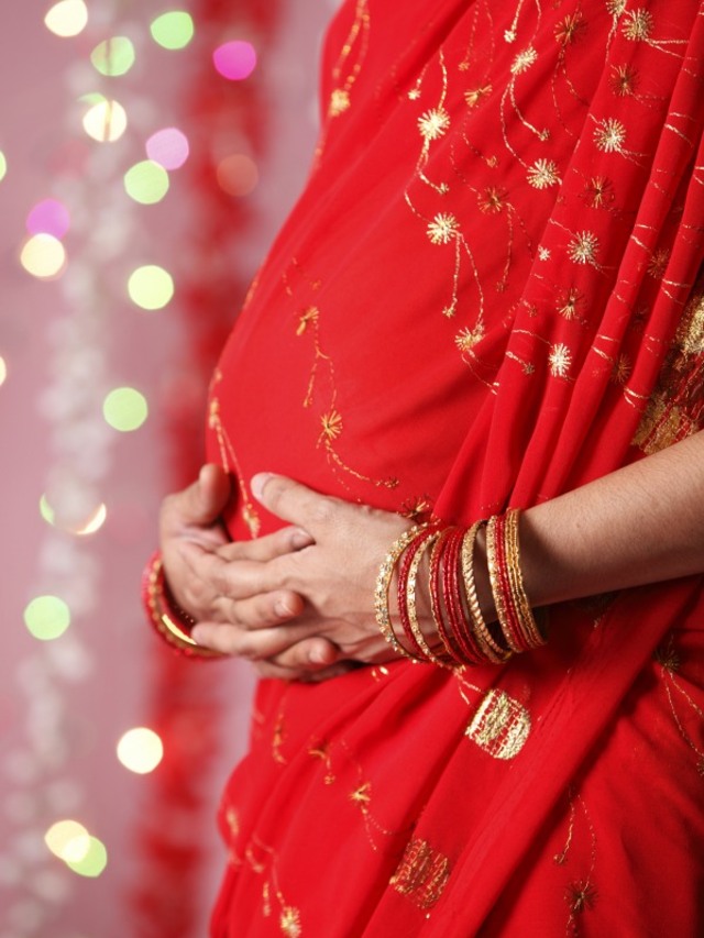 Ilustrasi ibu hamil jalani tradisi unik dari India Foto: Shutterstock