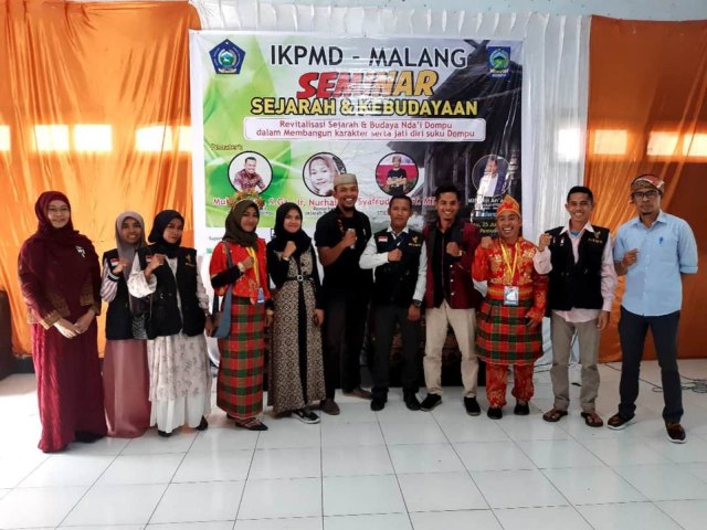 Kegiatan Seminar Sejarah & Kebudayaan Dompu. Foto: Dok IPMD Malang