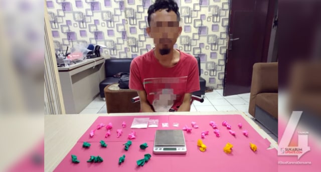 Pria bernisial ARR (42 tahun) tersebut ditangkap karena kedapatan membawa narkoba jenis sabu-sabu seberat 39,73 gram. | Sumber Foto: Istimewa