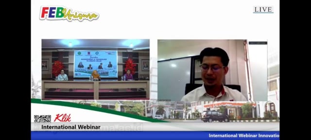 Webinar FEB Unisma. Foto: dok.