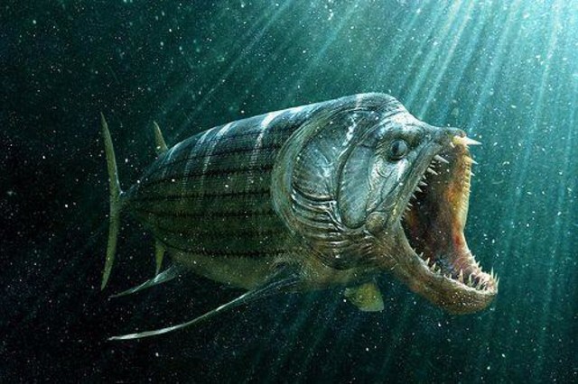 Ikan Raksasa karnivora  Xiphacitnus berserjarah