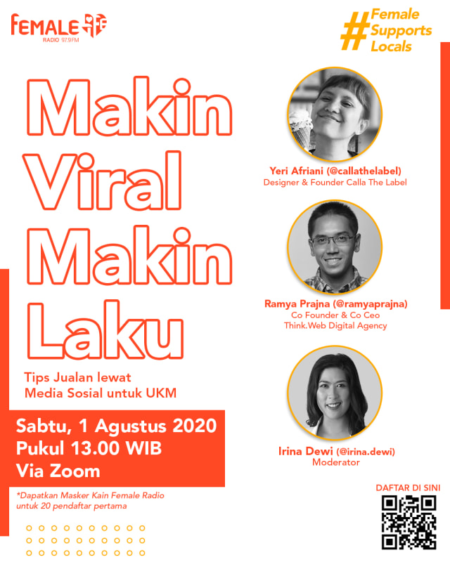 FemaleSupportLocals, Program untuk Dukung Pebisnis Perempuan di Tengah Pandemi (576130)