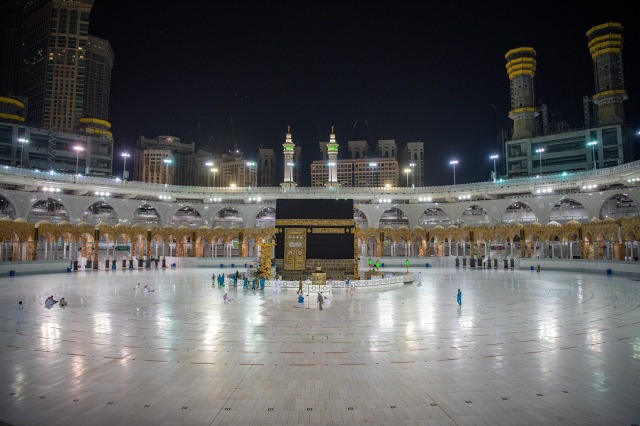 Ka'bah dengan kiswah barunya dalam musim haji 2020  Foto: Dok Presidensi Umum Dua Masjid Suci