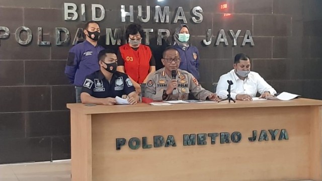 Jumpa pers kasus dugaan pencemaran nama baik yang dilaporkan Komisaris Utama PT Pertamina Basuki Tjahja Purnama atau Ahok di Polda Metro Jaya.  Foto: Dok. istimewa