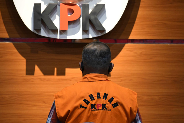 Ilustrasi tahanan KPK. Foto: M Risyal Hidayat/Antara Foto