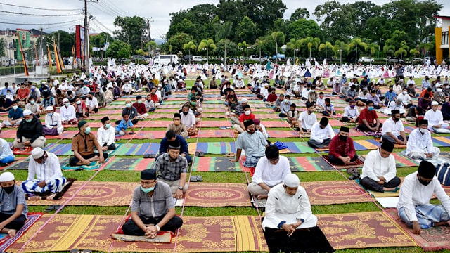 Potret Pelaksanaan Salat Idul Adha di Sumbar di Tengah Pandemi Corona (82356)
