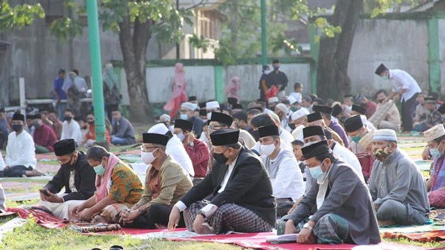 Potret Pelaksanaan Salat Idul Adha di Sumbar di Tengah Pandemi Corona (82358)