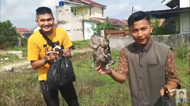 Potongan gambar video yooutuber asal Palembang, Edo Putra. (foto: istimewa)