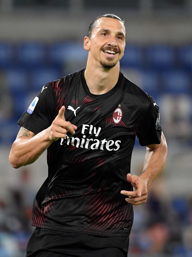 Pemain AC Milan, Ibrahimovic. Foto: Alberto Lingria; /REUTERS