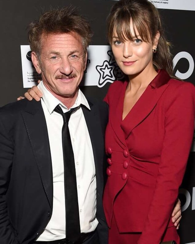 Sean Penn dan Leila George. Foto: Dok: Instagram @wrenozine