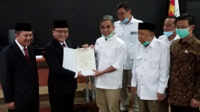 Gerindra resmi usung Denny Indrayana di Pilgub Kalimantan Selatan. Foto: Dok. Istimewa