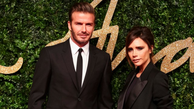 David Beckham & Victoria Beckham. Foto: JACK TAYLOR / AFP
