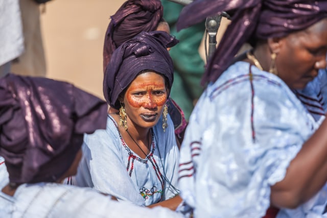 Wanita Suku Tuareg.