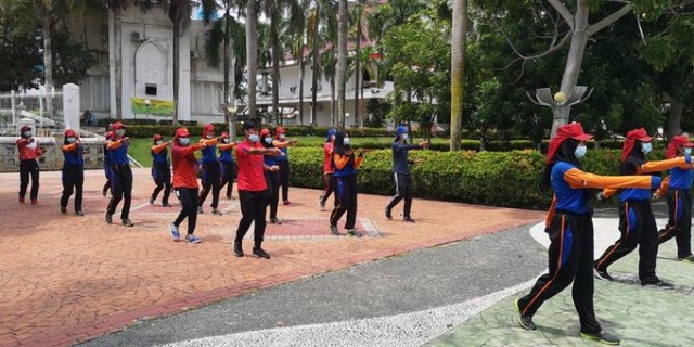 Latihan Paskibraka di Batam. Foto: Dok. MC Kota Batam