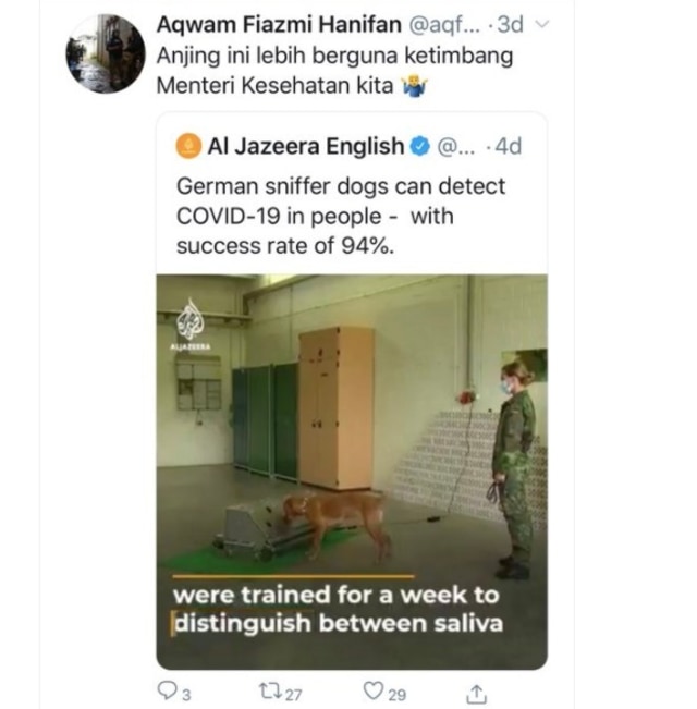 Kemenkes Peringatkan Aqwam Minta Maaf Sebut Anjing Lebih Berguna dari Menkes (2)