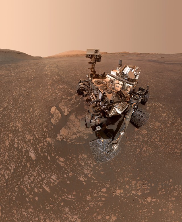 Robot luar angkasa Curiosity milik NASA yang tengah bertugas di planet Mars. Foto: NASA/JPL-Caltech/MSSS