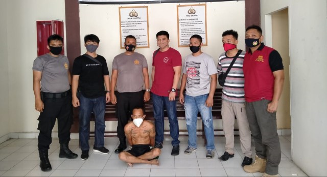Pencuri motor asal Riau berhasil ditangkap di Kuala Tungkal, Tanjab Barat, Jambi. Foto: Jambikita.id
