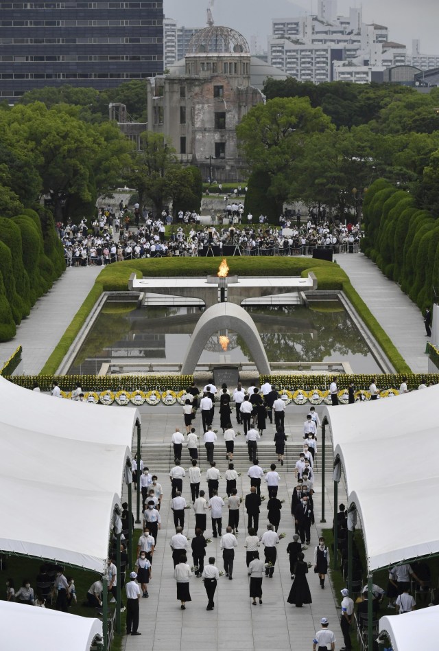 75 Tahun Peringatan Bom Hiroshima Dirayakan Secara Sederhana dan Terbatas (360653)