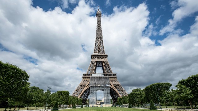 Menara Eiffel di Paris, Prancis. Foto: Betrand Guay/AFP