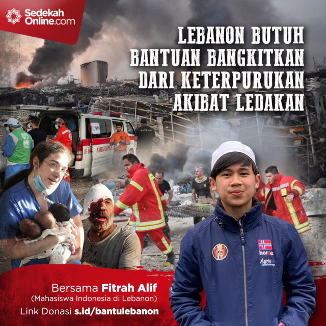 Mahasiswa Indonesia Ajak Masyarakat Bantu Libanon Pascaledakan (5412)