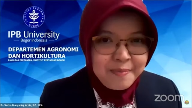 Dosen IPB, Dr Sintho Wahyuning Ardie. Foto: Dok. Humas Biro Komunikasi IPB