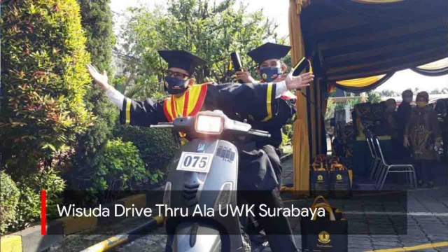 Video: Wisuda Drive Thru ala Kampus UWK Surabaya