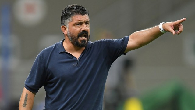 Pelatih Napoli, Gennaro Gattuso. Foto: Daniele Mascolo/REUTERS