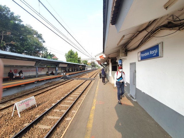 Suasana stasiun Pondok Ranji. Foto: Dok. KAI DAOP 1