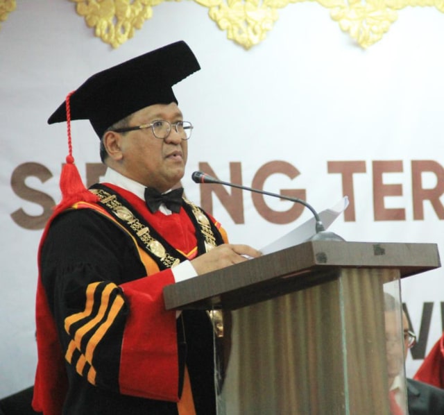 Rektor Institut Teknologi Sumatera, Ofyar Z Tamin, Senin (10/8) | Foto : Dok. Humas Itera