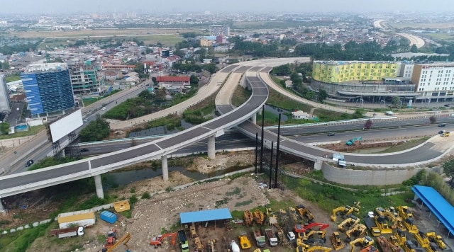 Tol Cengkareng-Kunciran yang jadi bagian dari Tol JORR II ditargetkan beroperasi pada Desember 2020. Foto: Jasa Marga