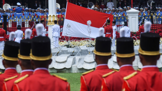 Ilustrasi Upacara Kemerdekaan RI di Istana Negara. Foto: ANTARA FOTO/Hafidz Mubarak A