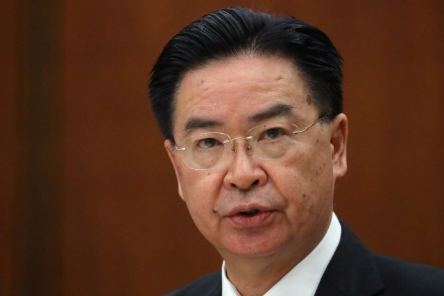Menteri Luar Negeri Taiwan, Joseph Wu. Foto: Ann Wang/REUTERS