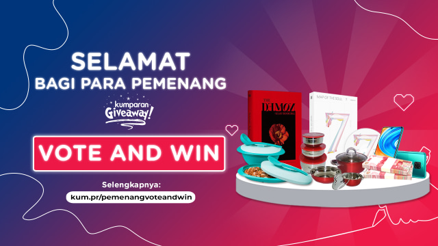 Selamat! Inilah Pemenang Giveaway Vote and Win