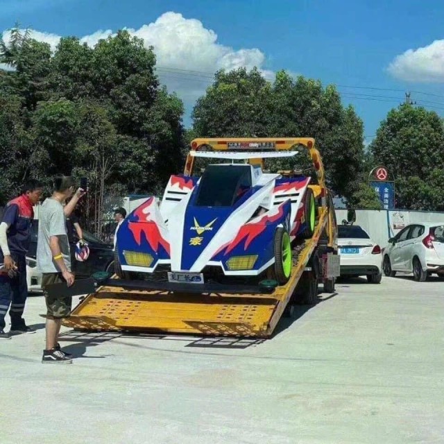 Modifikasi mobil menjadi Tamiya Victory Magnum. Foto: dok. the1993