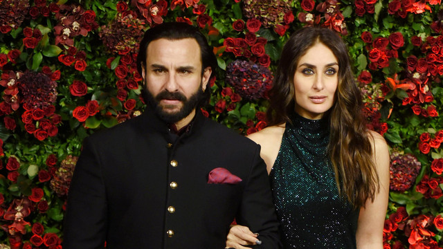 Kareena Kapoor dan suaminya, Saif Ali Khan. Foto: AFP