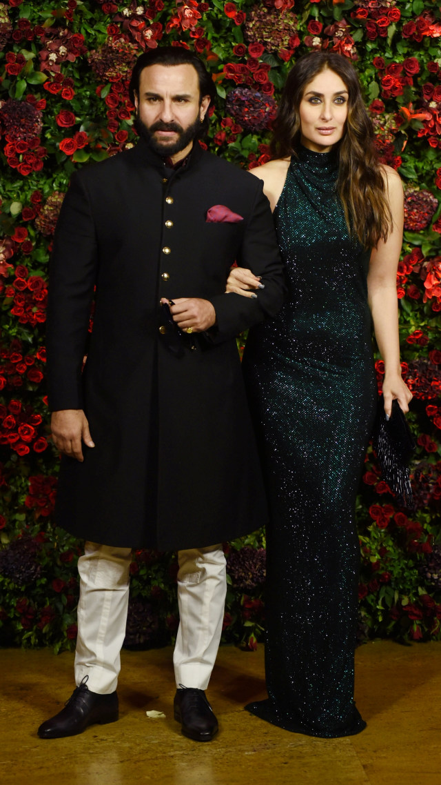 Kareena Kapoor dan suaminya, Saif Ali Khan. Foto: AFP
