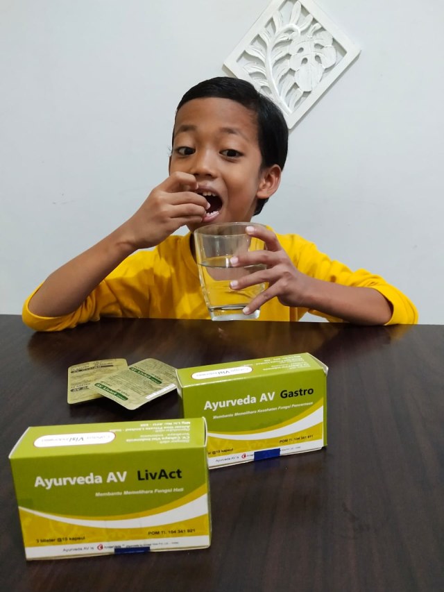 Ayurveda AV Gastro bekerja sebagai anti bakteri, anti virus, anti alergi, anti cacing, anti jamur, dan anti diare.