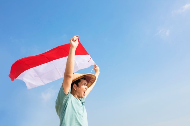 Bendera Negera Indonesia. Foto: iStock